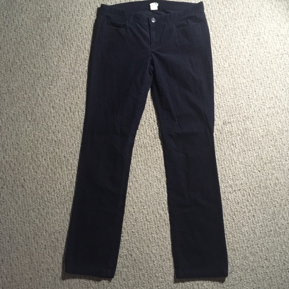 J. Crew Pants - J Crew Navy Corduroy Matchstick pants 29R 32x32